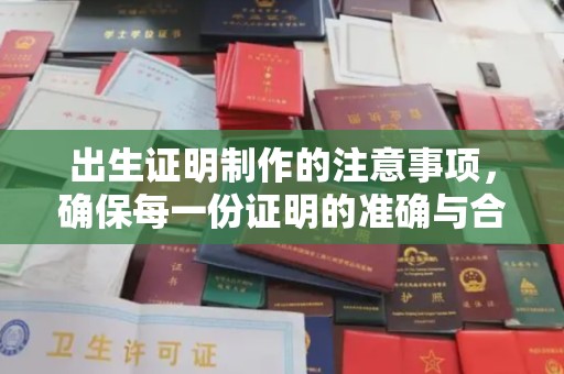 南康出生证明制作的注意事项，确保每一份证明的准确与合法