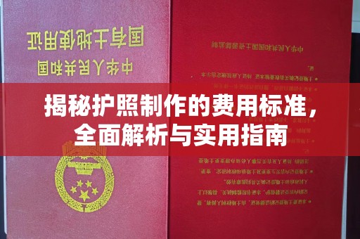 南康揭秘护照制作的费用标准，全面解析与实用指南