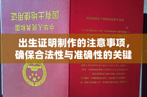 南康出生证明制作的注意事项，确保合法性与准确性的关键步骤