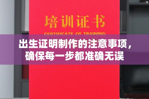 南康出生证明制作的注意事项，确保每一步都准确无误