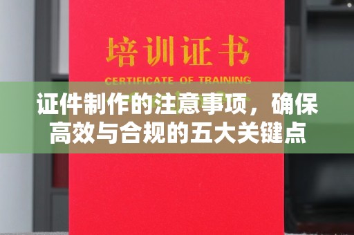 南康证件制作的注意事项，确保高效与合规的五大关键点