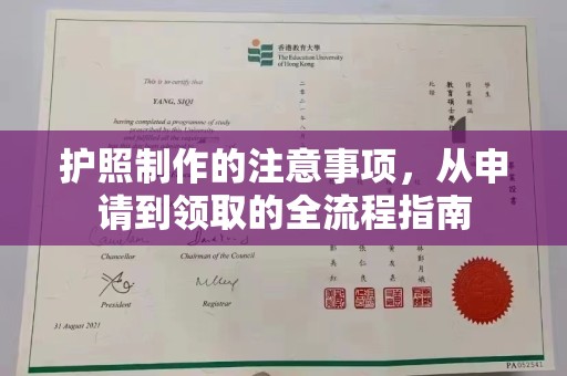 南康护照制作的注意事项，从申请到领取的全流程指南